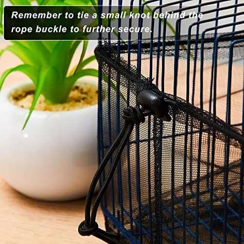 Shappy White Bird Cage Seed Catcher Net 200cm (78.7 Inch) | Keeps Cages Clean thumbnail 5