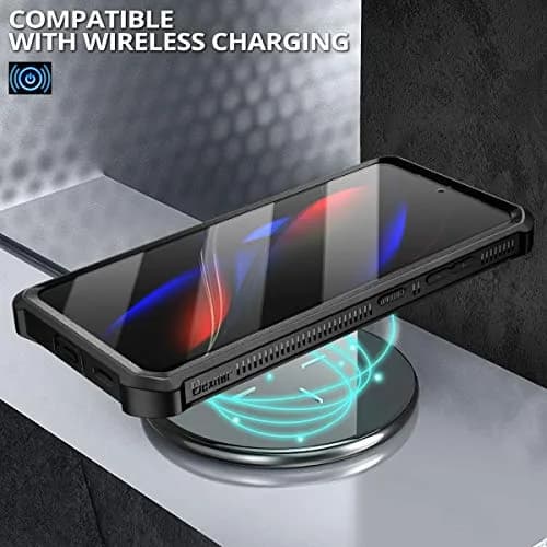 Dexnor Galaxy S21 Ultra Case with Screen Protector & Kickstand | Heavy Duty Shockproof Cover for Samsung Galaxy S21 Ultra 5G, 6.8 inch, Black thumbnail 6