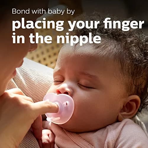 Philips Avent Soothie Heart Baby Pacifier for 3-18 Months, BPA-Free, Pink, 2 Count (7cm x 10cm x 4cm) thumbnail 4