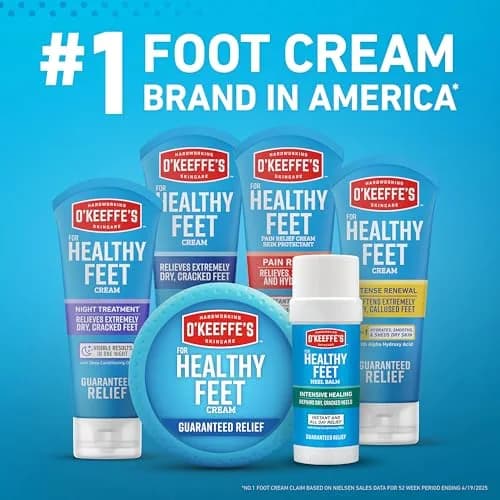 O'Keeffe's Healthy Feet Cream 7 oz (198 g) | Intensive Relief for Cracked Feet thumbnail 7