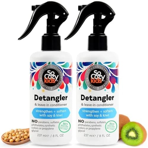 SO COZY Kids 2-in-1 Detangler & Leave In Conditioner Spray 473ml (16 Fl Oz) | Gentle Hair Care for All Hair Types thumbnail 1