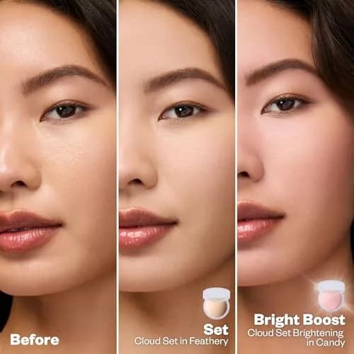 Kosas Cloud Set Baked Setting Powder Airy (0.3 oz / 8.5 g) | Translucent Pressed Powder for Shine Control thumbnail 8