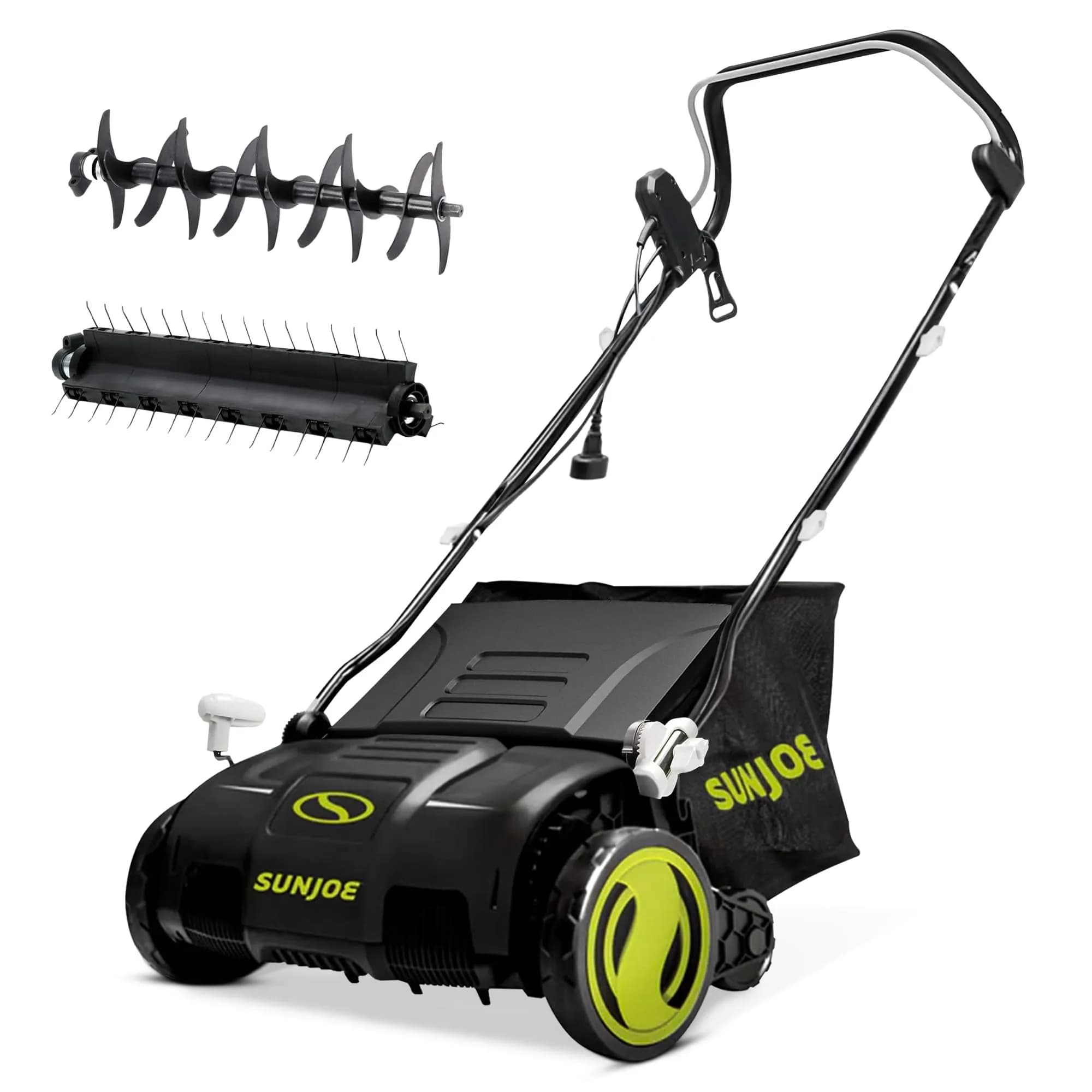Sun Joe 15-Inch Electric Lawn Dethatcher & Scarifier AJ805E | 13-Amp Power for Lawn Revitalization - main product image