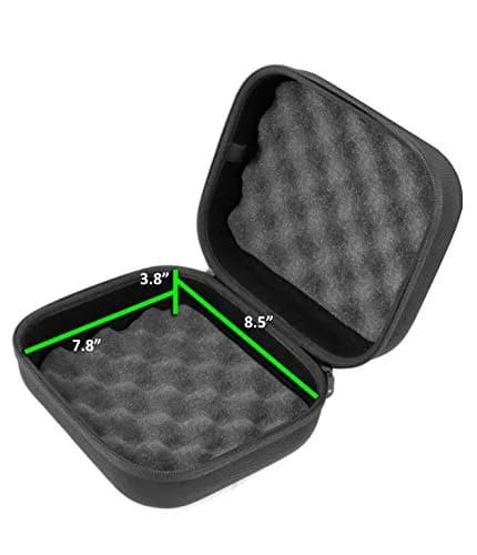 CASEMATIX Binocular Case with Impact-Absorbing Foam Interior - Hard Shell Protection, Reinforced Zippers, Rubber Handle, Accessory Bag (9.5" x 8" x 4.5") thumbnail 2
