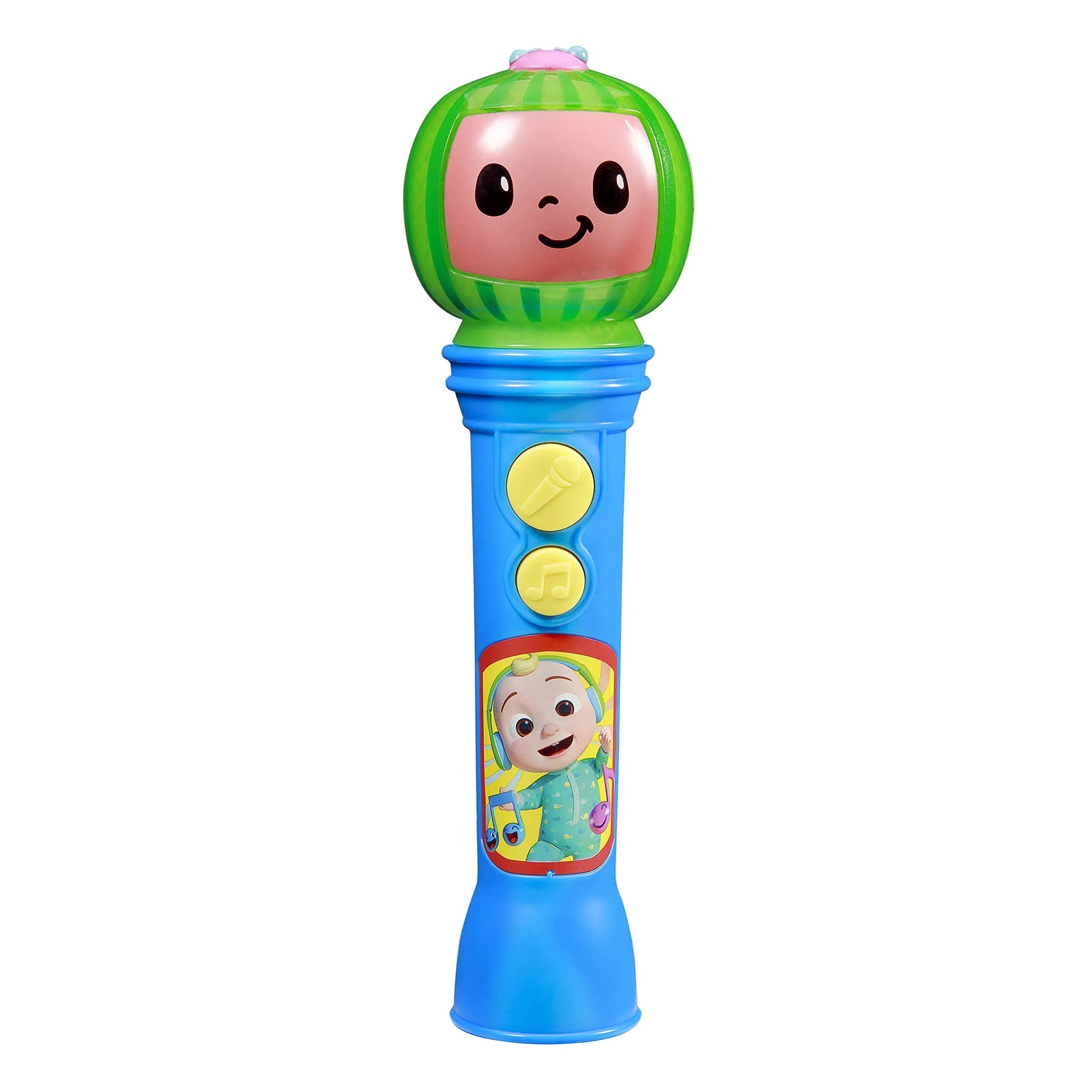 eKids Cocomelon Toy Microphone with Built-in Music, Multicolored | Toddler Musical Toy - main product image
