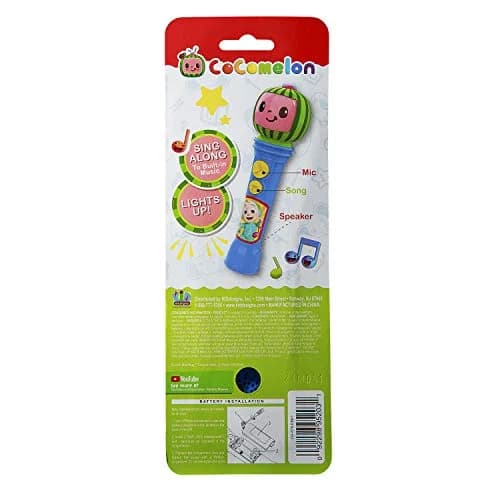 eKids Cocomelon Toy Microphone with Built-in Music, Multicolored | Toddler Musical Toy thumbnail 7