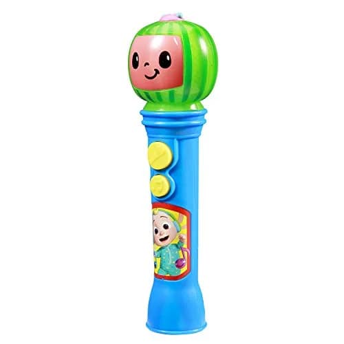 eKids Cocomelon Toy Microphone with Built-in Music, Multicolored | Toddler Musical Toy thumbnail 2