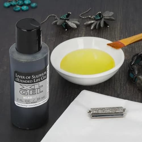 The Beadsmith XL Gel Liver of Sulfur 59ml | Extended Life Patina for Metal Art & Jewelry thumbnail 6
