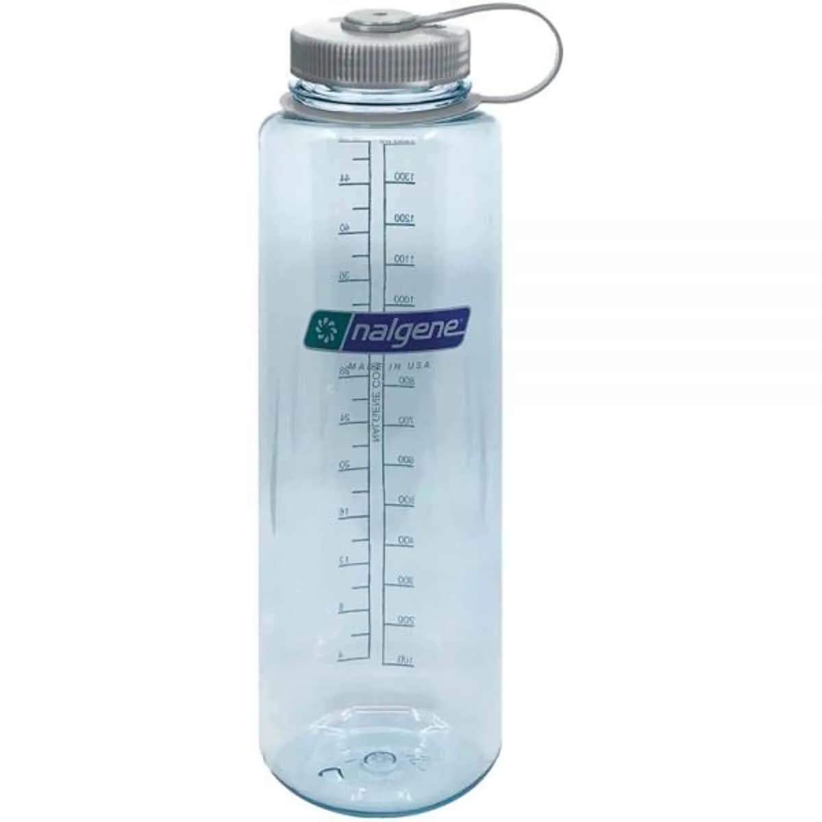 Nalgene Titan Wide Mouth Water Bottle, Blue, 1420ml (48oz) | BPA-Free Tritan Plastic, Leakproof, Made in USA — Seafoam