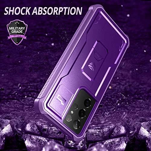 Dexnor for Samsung Galaxy S21 Ultra Case, 6.8 inch | Built-in Screen Protector & Heavy Duty Protection thumbnail 6