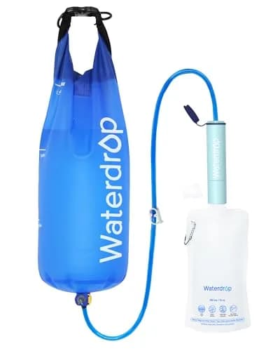 Waterdrop Gravity Water Filter Straw with 1.5 Gal Bag | Filters 1400 Gallons thumbnail 1
