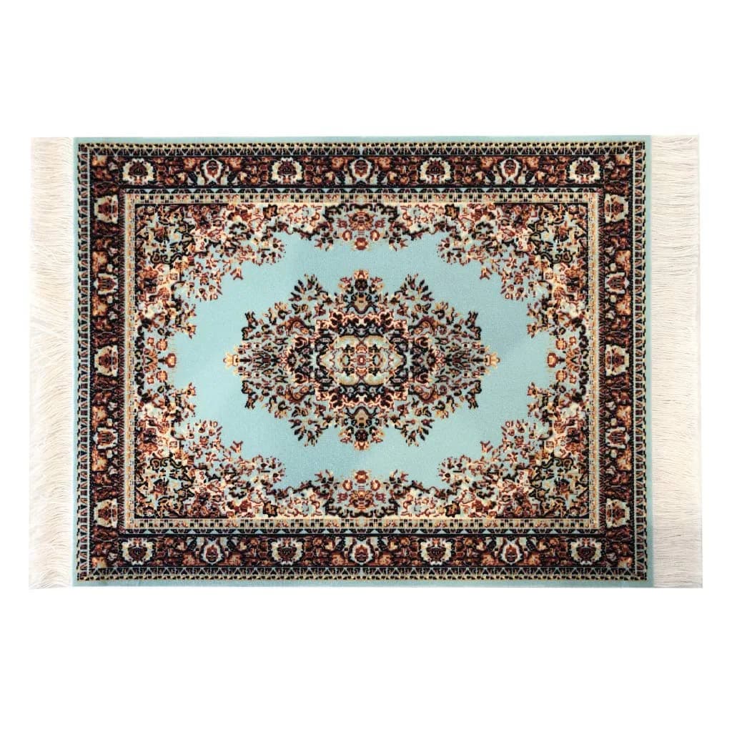 Inusitus Boho Rug Mousepad Small 18cm (7") x 25cm (10") | Vintage Oriental Design for Home Office - main product image