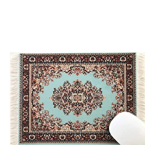 Inusitus Boho Rug Mousepad Small 18cm (7") x 25cm (10") | Vintage Oriental Design for Home Office thumbnail 3