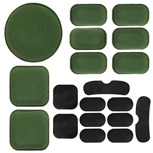AOUTACC Universal Helmet Pads 19PCS (9 Foam Pads + 10 Hook&Loop Circles) | Replacement Foam Padding Kit for Bike Helmets thumbnail 1