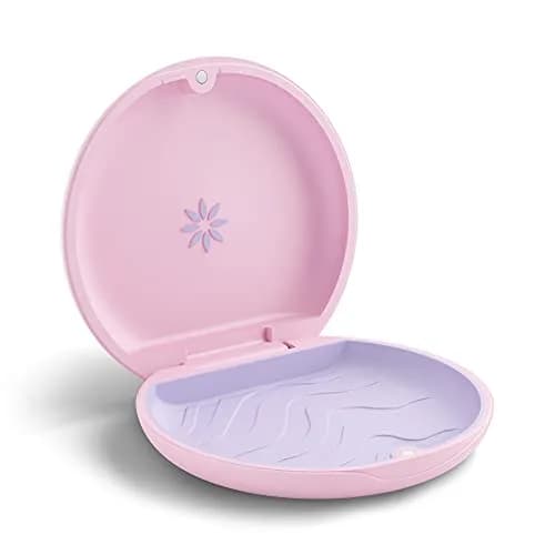 INVISALIGN Pink Aligner and Retainer Case | Official, Medical-Grade Thermoplastic, Magnetic Closure thumbnail 1