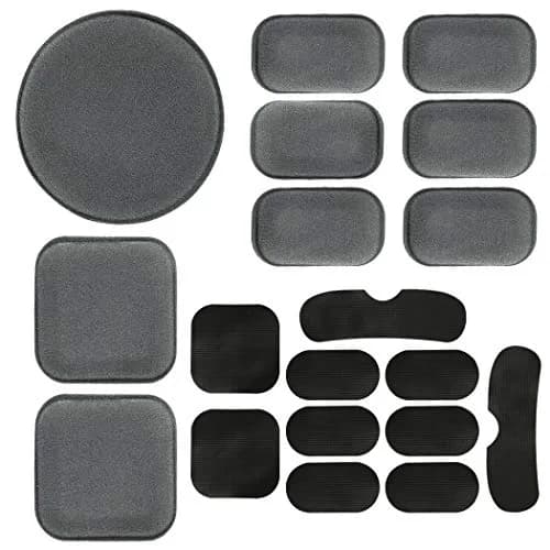 AOUTACC Universal Airsoft Helmet Pads | Foam Replacement Kit for Fast-Style/Mich/ACH (Gray, Medium) thumbnail 1