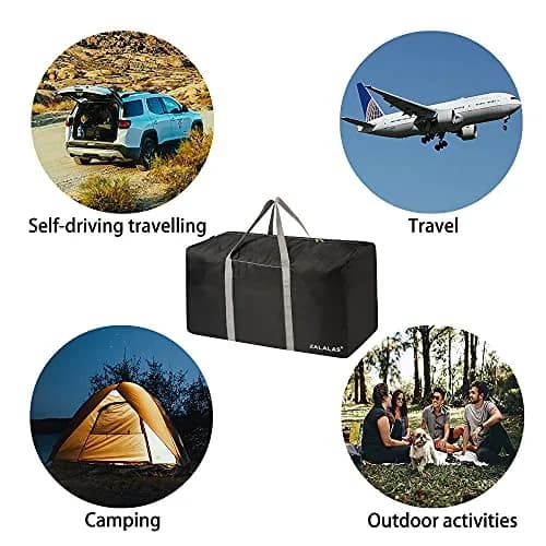 ZALALAS Travel Duffle Bag 96L Waterproof Lightweight for Men Women | Extra Large Capacity thumbnail 6