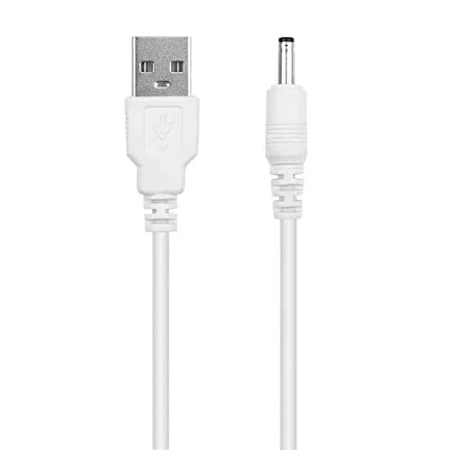 Smays USB to DC Charging Cable 1.5m (5 ft) 2-Pack | Compatible with Nuface Mini Toothbrush & Foreo Facial Brush thumbnail 5