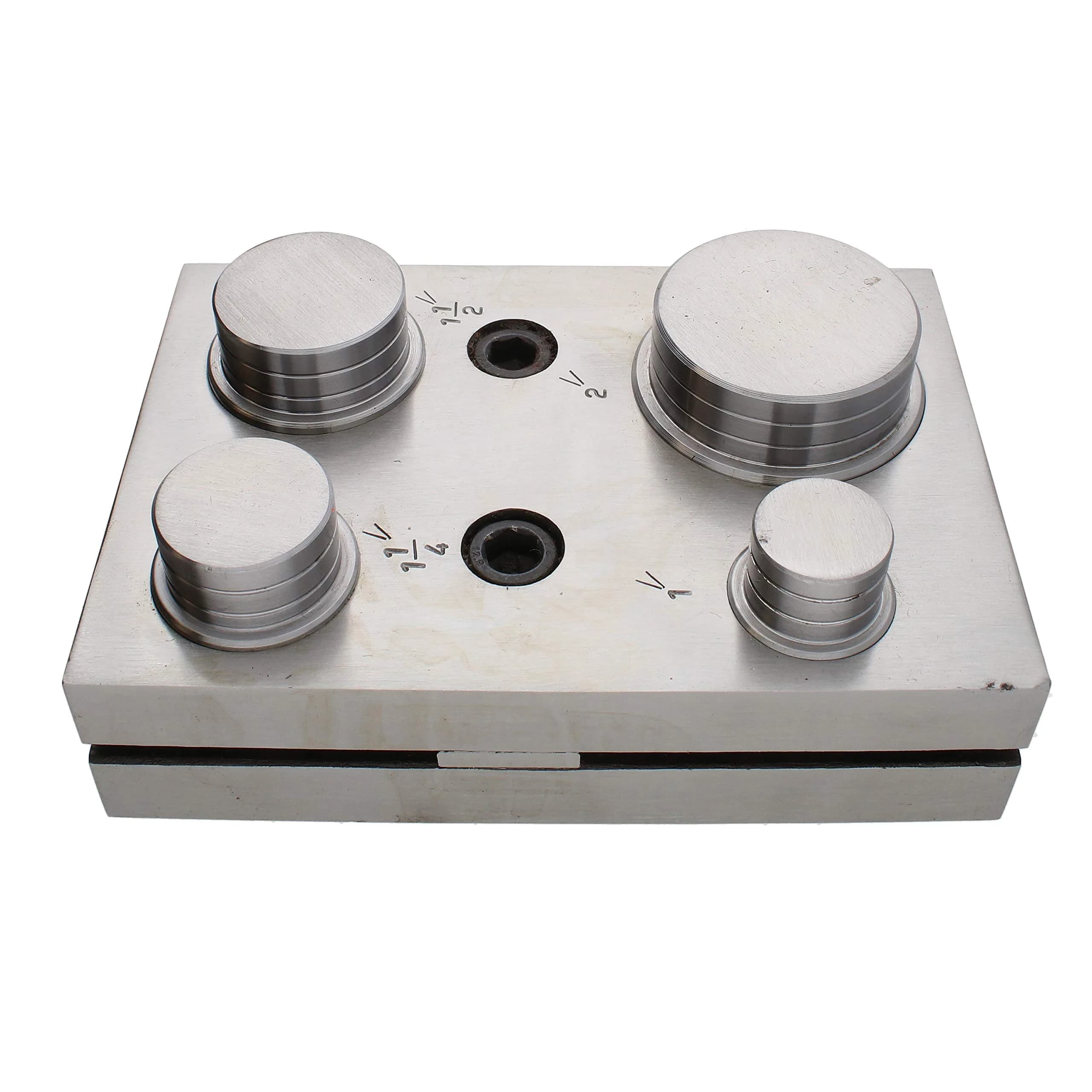The Beadsmith Steel Circle Disc Cutter Set with 4 Punches and Die | Perfect Circles from Soft Metals - main product image