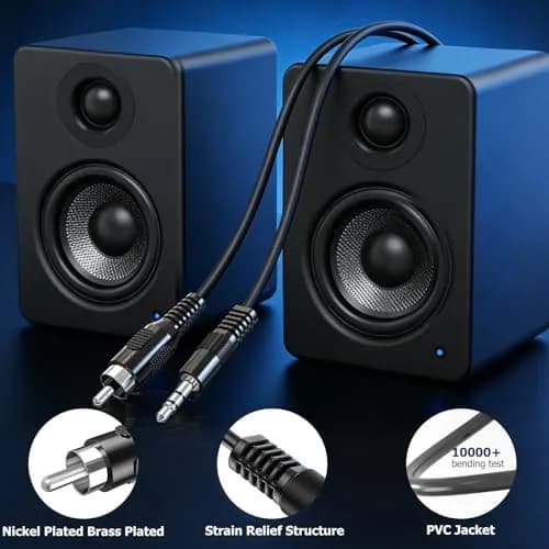 RFAdapter Mono RCA to 3.5mm Audio Cable 1.83m (6ft) | Seamless Mono Audio Transmission thumbnail 3