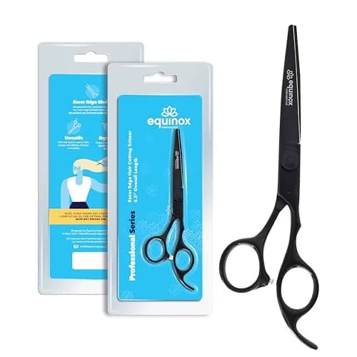 Equinox Razor Edge Series Professional Hair Scissors 6.5in | Japanese Stainless Steel Precision thumbnail 1