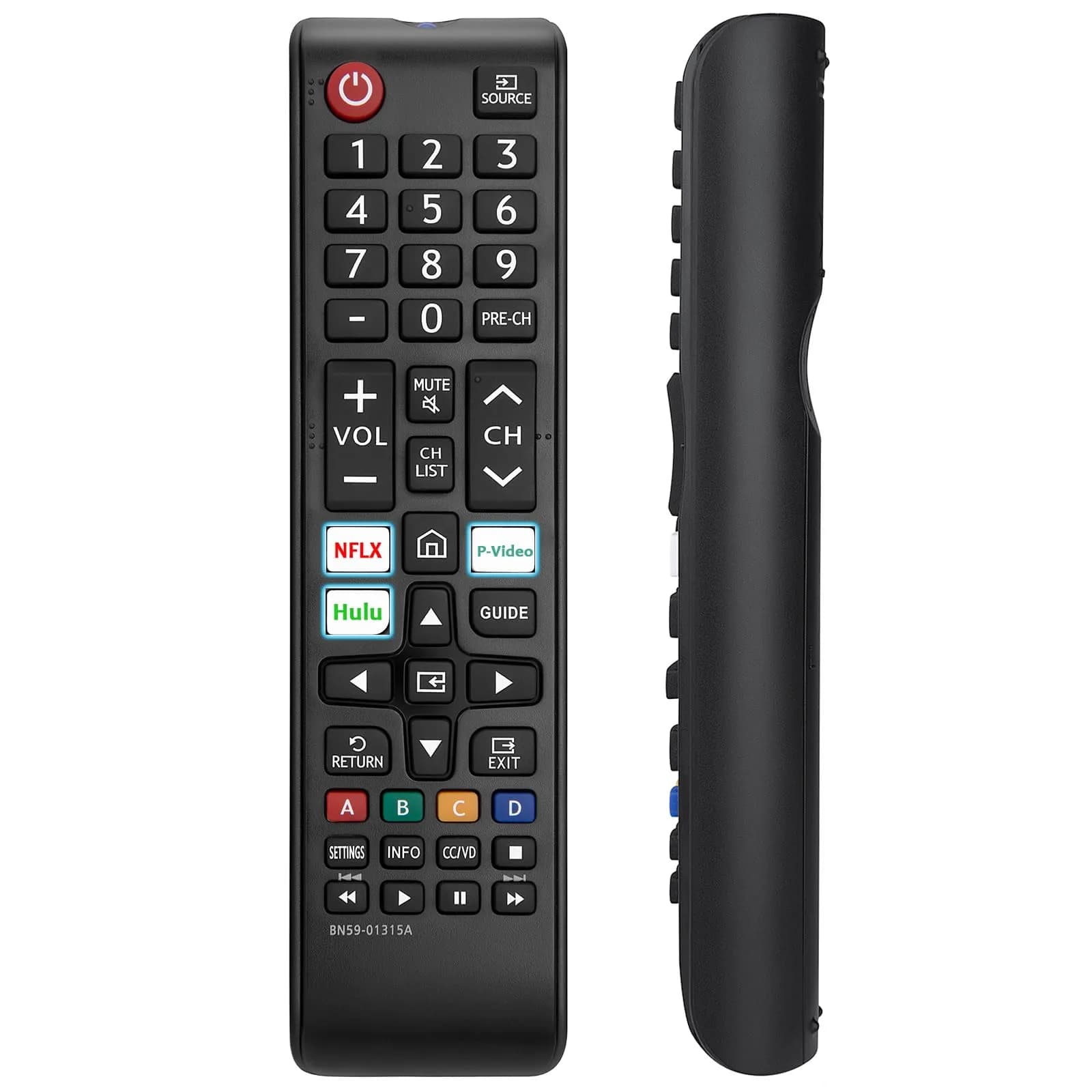LOUTOC Replacement BN59-01315A Remote Control for Samsung 4K Smart TV | Infrared Universal Control