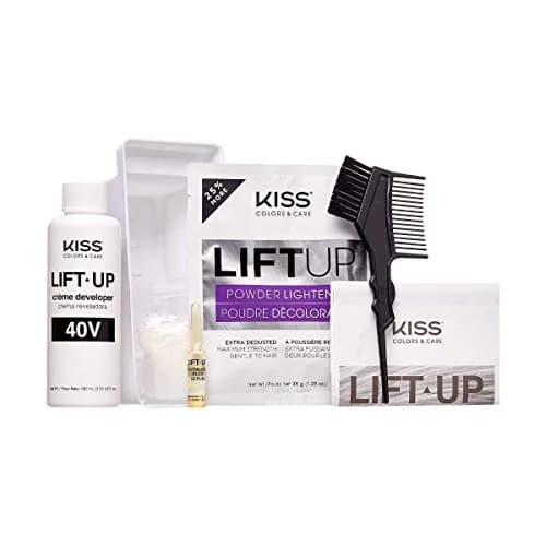 KISS Lift Up Complete Hair Bleach Kit with Rose Pink Toner & Plex Serum | 6-Pc DIY Kit thumbnail 2