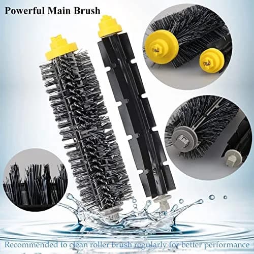 Garbage fighter Replacement Parts for iRobot Roomba 600 Series Vacuum Cleaner Kit - 20 Pieces (Black) thumbnail 3