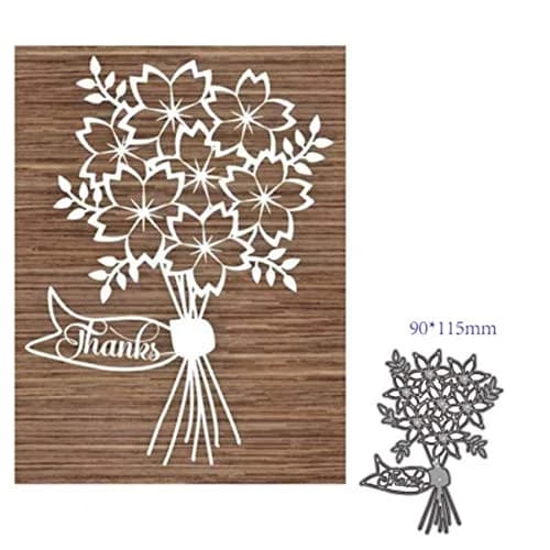 SunnyKids Flower Decoration Metal Cutting Die Cuts | DIY Craft Embossing Card Making (11.5 x 9cm) thumbnail 5