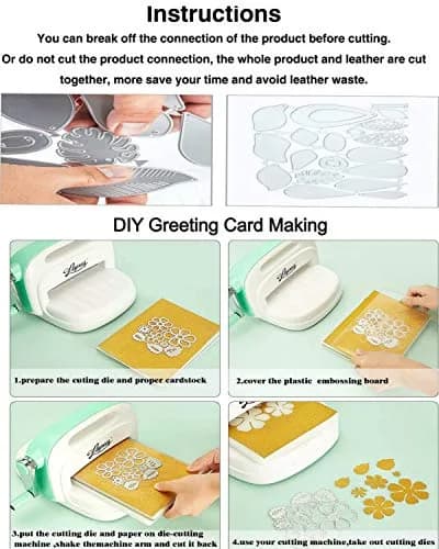 SunnyKids Flower Decoration Metal Cutting Die Cuts | DIY Craft Embossing Card Making (11.5 x 9cm) thumbnail 3