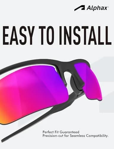 Alphax Blue Gradient Non-polarized Replacement Lenses for Bose Tempo Sunglasses | 1.8x Thicker Impact Resistance thumbnail 4