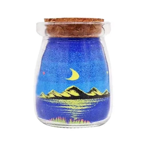 MEIEST Craft/Terrarium Sand 12pcs Assorted Colors Pack 1.25oz Bottles | Colorful DIY Sand Art Kit for Kids & Adults thumbnail 5