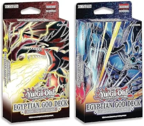Yu-Gi-Oh! TCG: Egyptian God Decks Slifer The Sky Dragon & Obelisk The Tormentor 2-Pack | Collectible Card Game Decks thumbnail 1