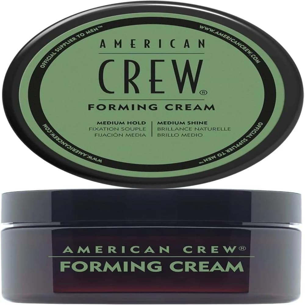 American Crew Forming Cream Hair Styling Product 177ml (6 Fl Oz) | Medium Hold & Shine for Men - main product image