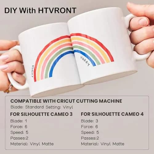 HTVRONT Glossy Yellow Permanent Vinyl Roll 3.65m (12" x 14FT) | Waterproof & Easy Cut for Crafts thumbnail 6