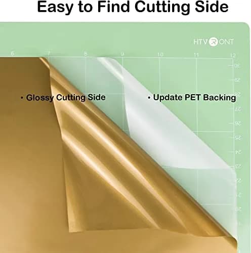 HTVRONT Glossy Gold Permanent Vinyl Roll 12" x 14FT (30.5cm x 4.27m) | Waterproof & Durable for Crafts thumbnail 5