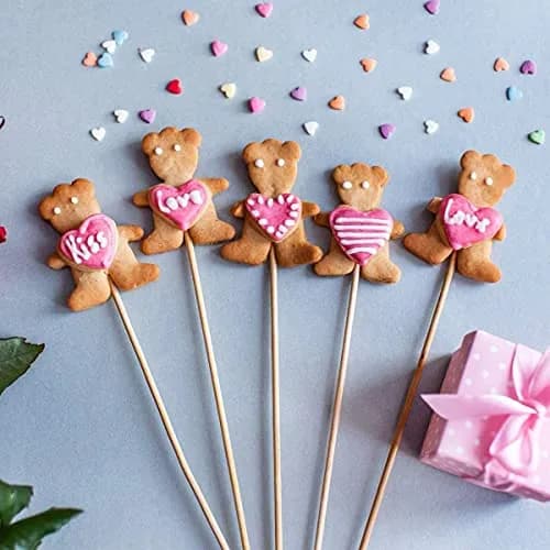 HOPELF 100PCS Bamboo Dowel Rods 1/4 x 12 Inch | Smooth, Sturdy Craft Wood for DIY Projects thumbnail 4