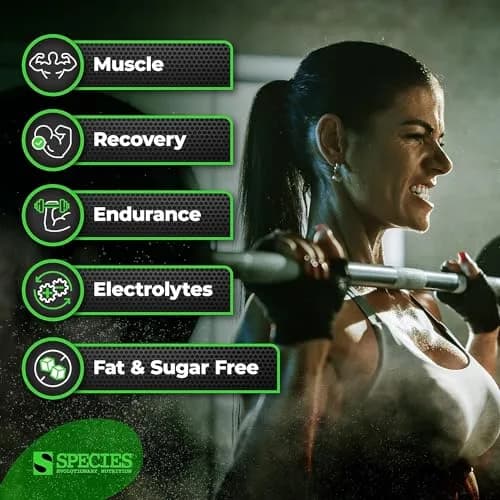 Species Nutrition BCAA & EAA Amino Acids Powder, Strawberry | Supports Muscle Growth & Recovery thumbnail 4