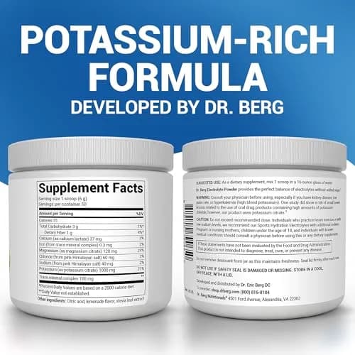 Dr. Berg Zero Sugar Hydration Keto Electrolyte Powder 300g | No Sugar, Potassium & Pink Himalayan Salt thumbnail 2