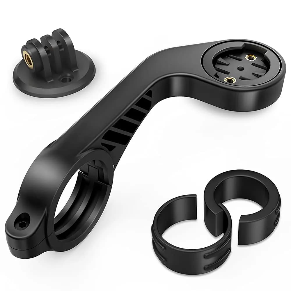 TUSITA Out Front Mount Compatible with Garmin Edge GPS Bike Computer 25.4mm 31.8mm | Secure Handlebar Mount - main product image