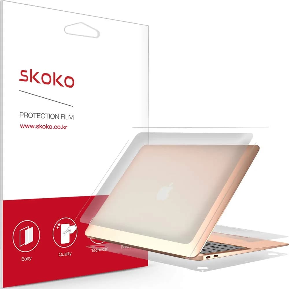 skoko Full Body Skin for Macbook Air 13 inch M1 2021 | Matte Anti Scratch Film
