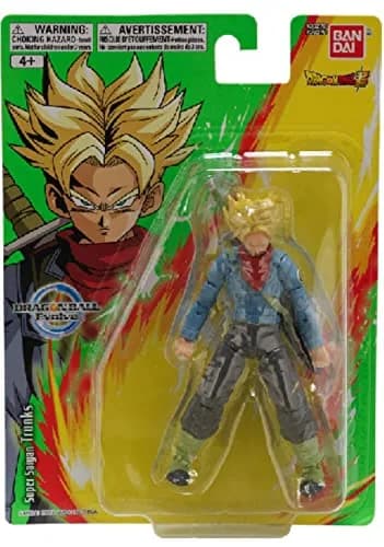 Bandai Namco Dragon Ball Evolve 5" Action Figure Super Saiyan Trunks | Authentic Anime Collectible for Kids 4+ thumbnail 1