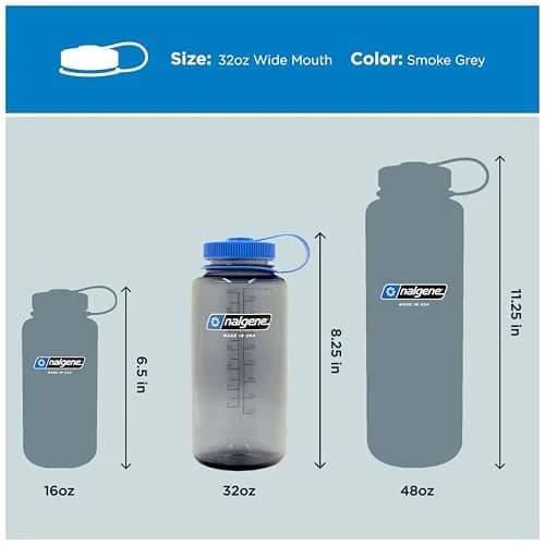 Nalgene Sustain Tritan BPA-Free Water Bottle 32 OZ | Eco-Friendly, Leak-Proof, Wide Mouth thumbnail 5