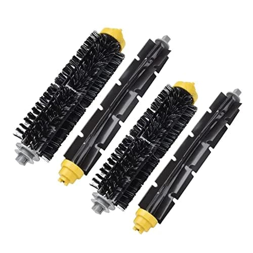 Garbage fighter Replacement Bristle and Flexible Beater Brush Kit for iRobot Roomba 600 Series (2 Pairs, Rubber/Nylon) thumbnail 1