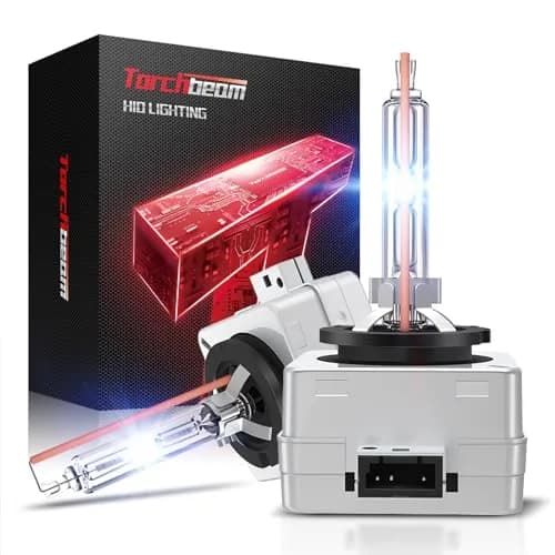 Torchbeam D3S HID Xenon Headlight Bulbs 8000K Ice Blue (2-Pack) | High Beam Low Beam Replacement thumbnail 1