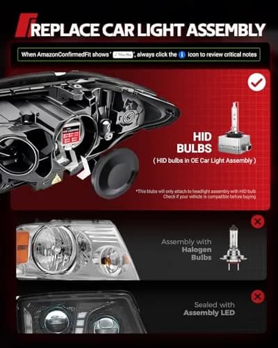Torchbeam D3S HID Xenon Headlight Bulbs 8000K Ice Blue (2-Pack) | High Beam Low Beam Replacement thumbnail 5