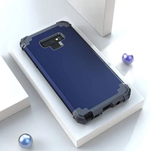 IDweel Galaxy Note 9 Case, Blue | Shockproof 3-in-1 Heavy Duty Protection (110c) thumbnail 2