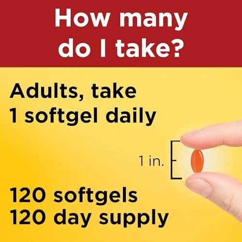 Nature Made CoQ10 100mg Softgels Support, 120 Softgels | USP Verified Antioxidant Supplement thumbnail 5