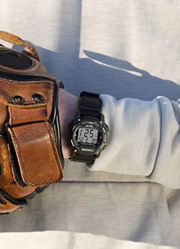 Armitron Sport Quartz Watch with Nylon Strap, Black, 24 | Military Fitness Style thumbnail 2