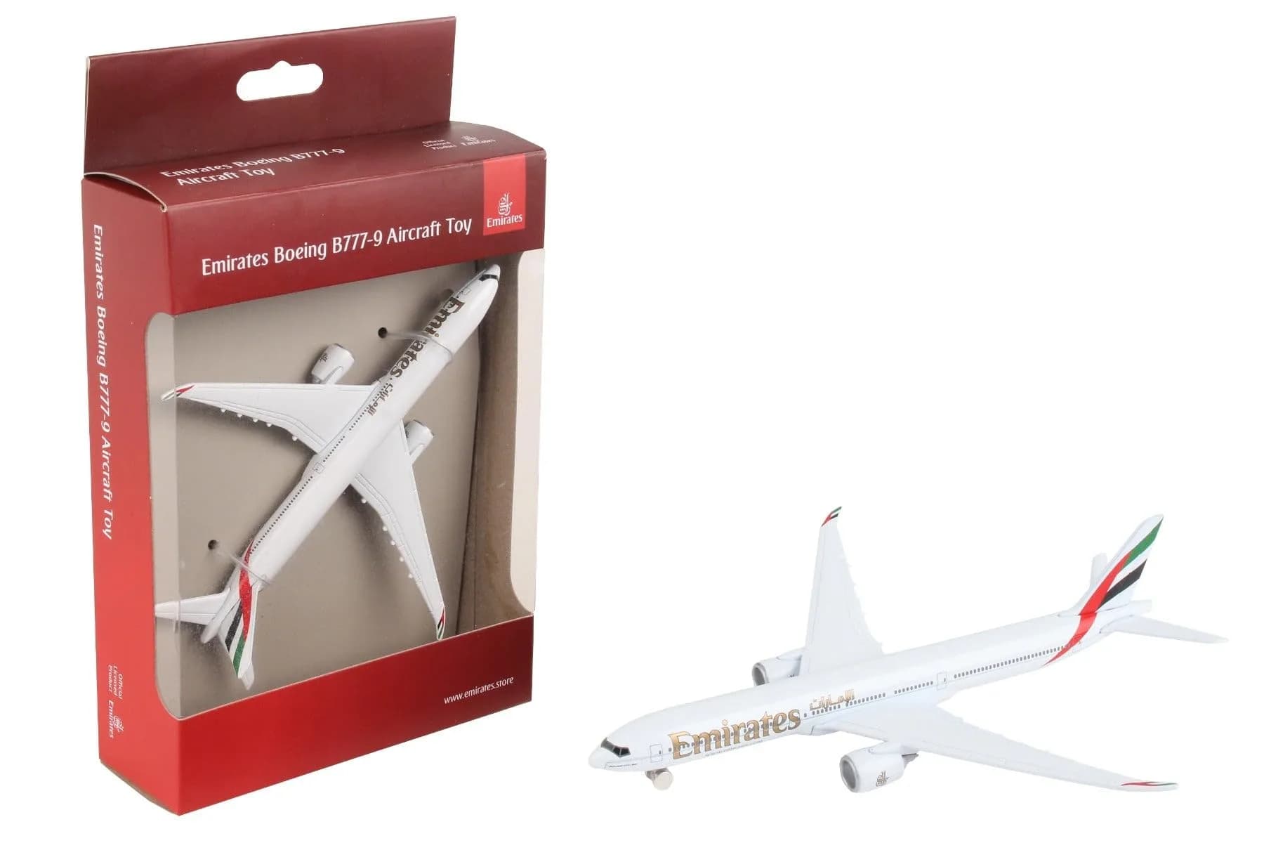 Daron Toy Airplane Emirates 777x | Die-Cast Metal Model for Kids 3+ - main product image